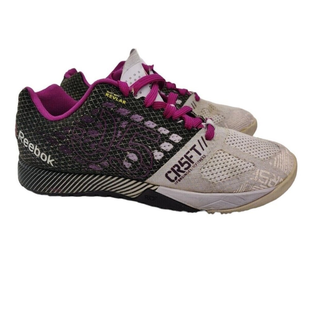 Reebok Crossfit Nano 5 Womens Size 7 Cross Training Shoes Purple White